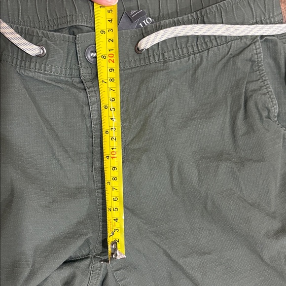 Vuori Olive Green Track Joggers with White Drawstring - Picture 8 of 10